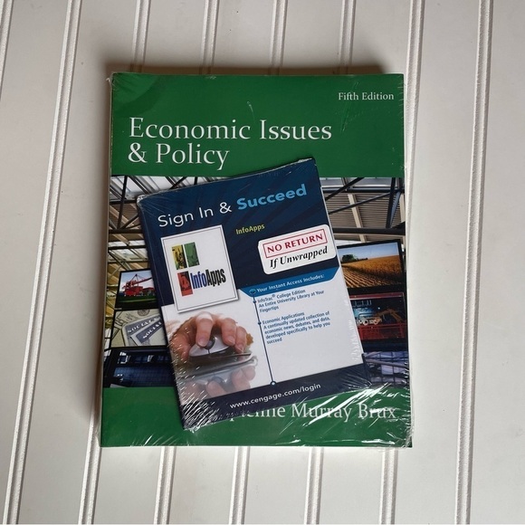 Economic Issues and Policy Paperback textbook by Brux infoapps Brand New 5th Ed - Picture 10 of 14